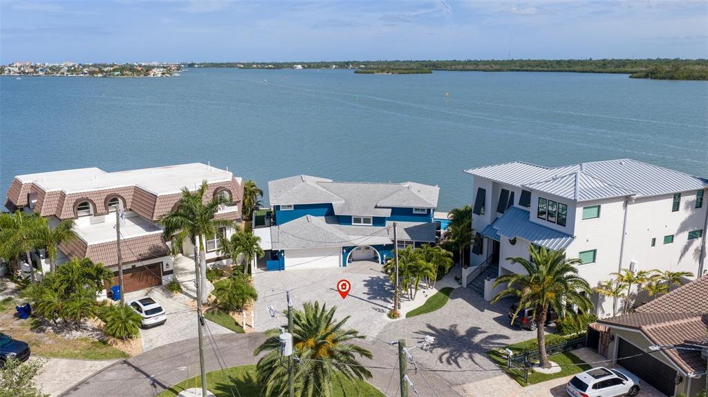 16123 6th Street East Redington Beach, FL 33708 - Photo 44 of 48 a aerial view of a house with a lake view