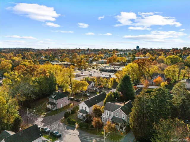 an aerial view of residential building with outdoor space