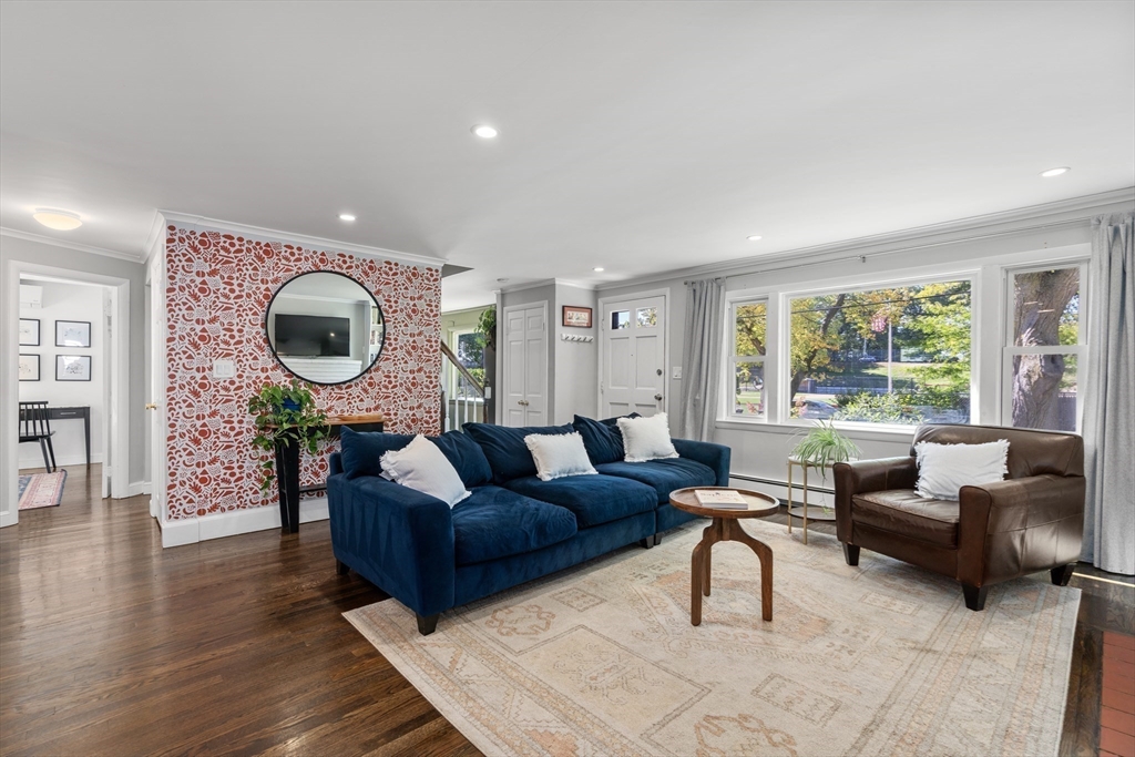 1 Dow Road Boston, MA 02132 - Photo 3 of 28 a living room with furniture and a large window