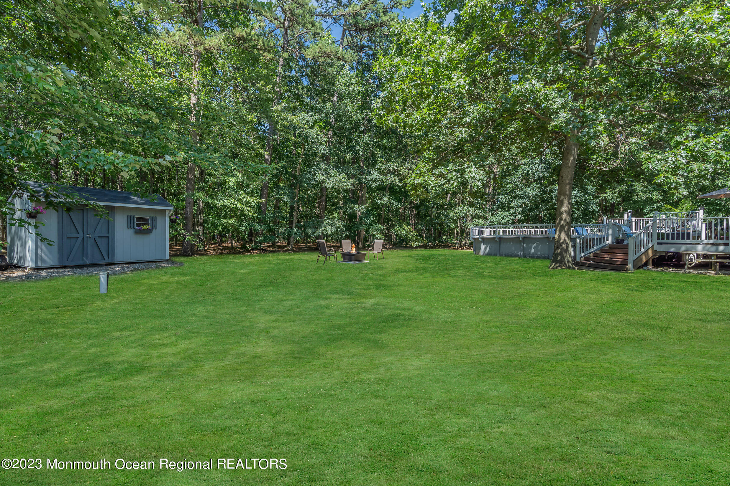 505 Leesville Road Jackson, NJ 08527 - Photo 46 of 58 a view of a house with a backyard