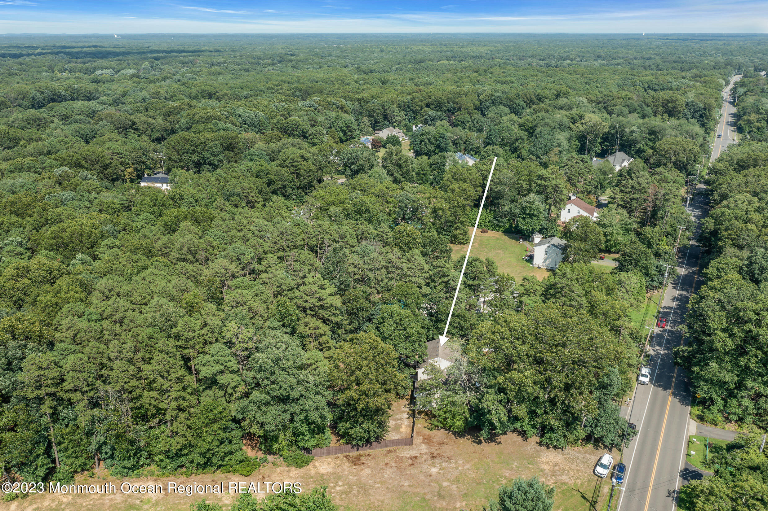 505 Leesville Road Jackson, NJ 08527 - Photo 52 of 58 a view of a forest with a street