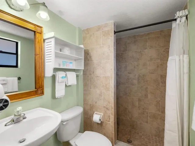 a picture of a bench in front of a door