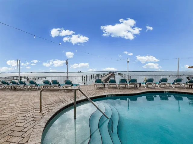 a view of a porch with an outdoor space