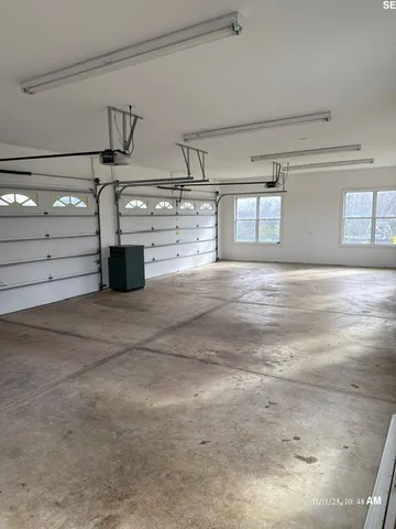 a view of a room with storage