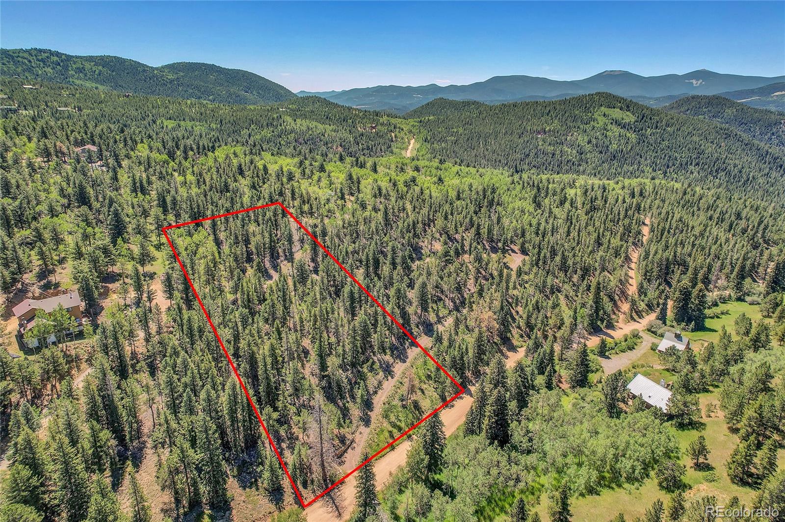 5 Hughesville Road Black Hawk, CO 80422 - Photo 16 of 17 a view of a mountain with an outdoor space