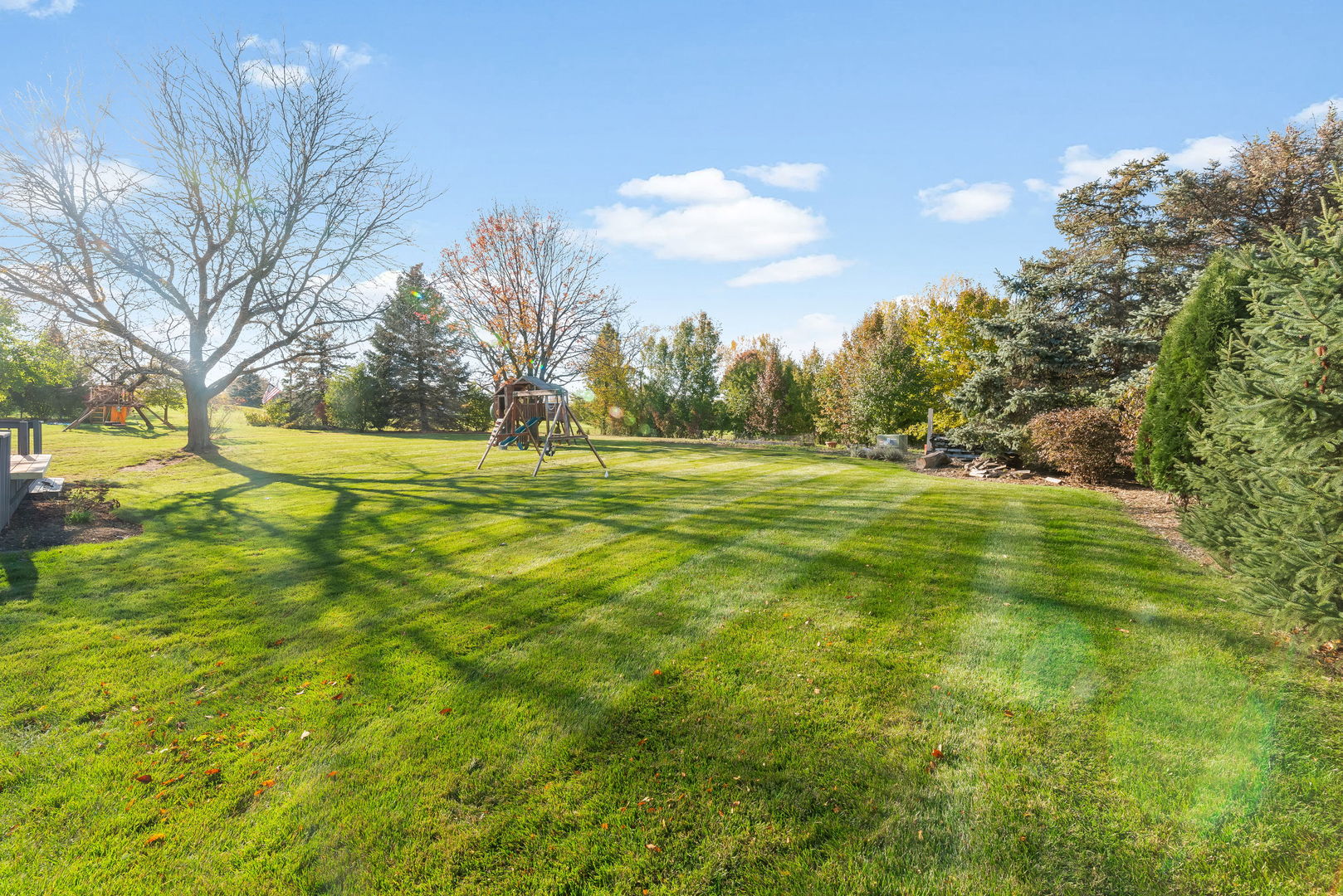 2147 Fargo Boulevard Geneva, IL 60134 - Photo 24 of 27 a view of a big yard with large trees