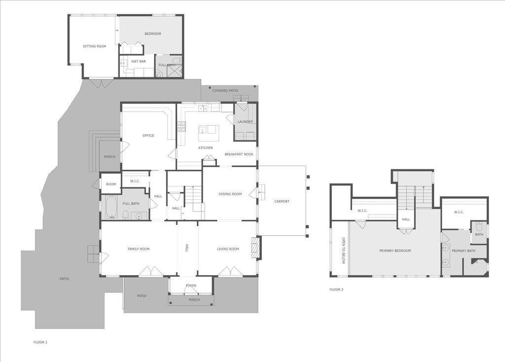 1502 Murray Lane Austin, TX 78703 - Photo 33 of 33 a picture of floor plan