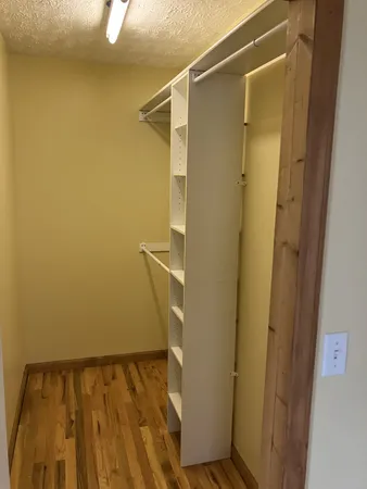 a view of walk in closet
