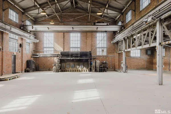 a view of a water heater room