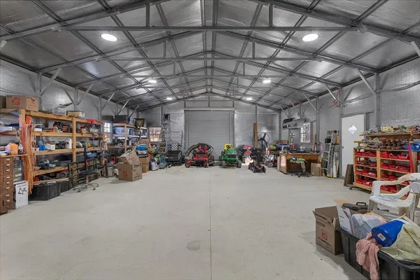 a view of a storage room with lots of stuff