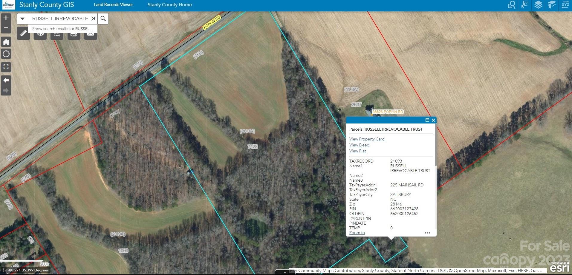 0 Poplin Road New London, NC 28127 - Photo 1 of 1 Gallery Image 1