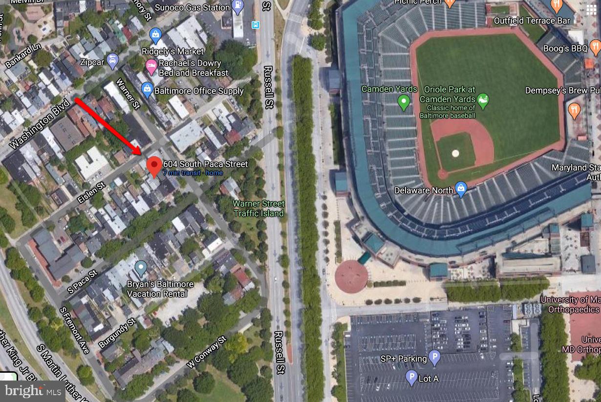 604 South Paca Street Baltimore, MD 21230 - Photo 41 of 41 Hear the Crack of the Bat at Camden Yards !
