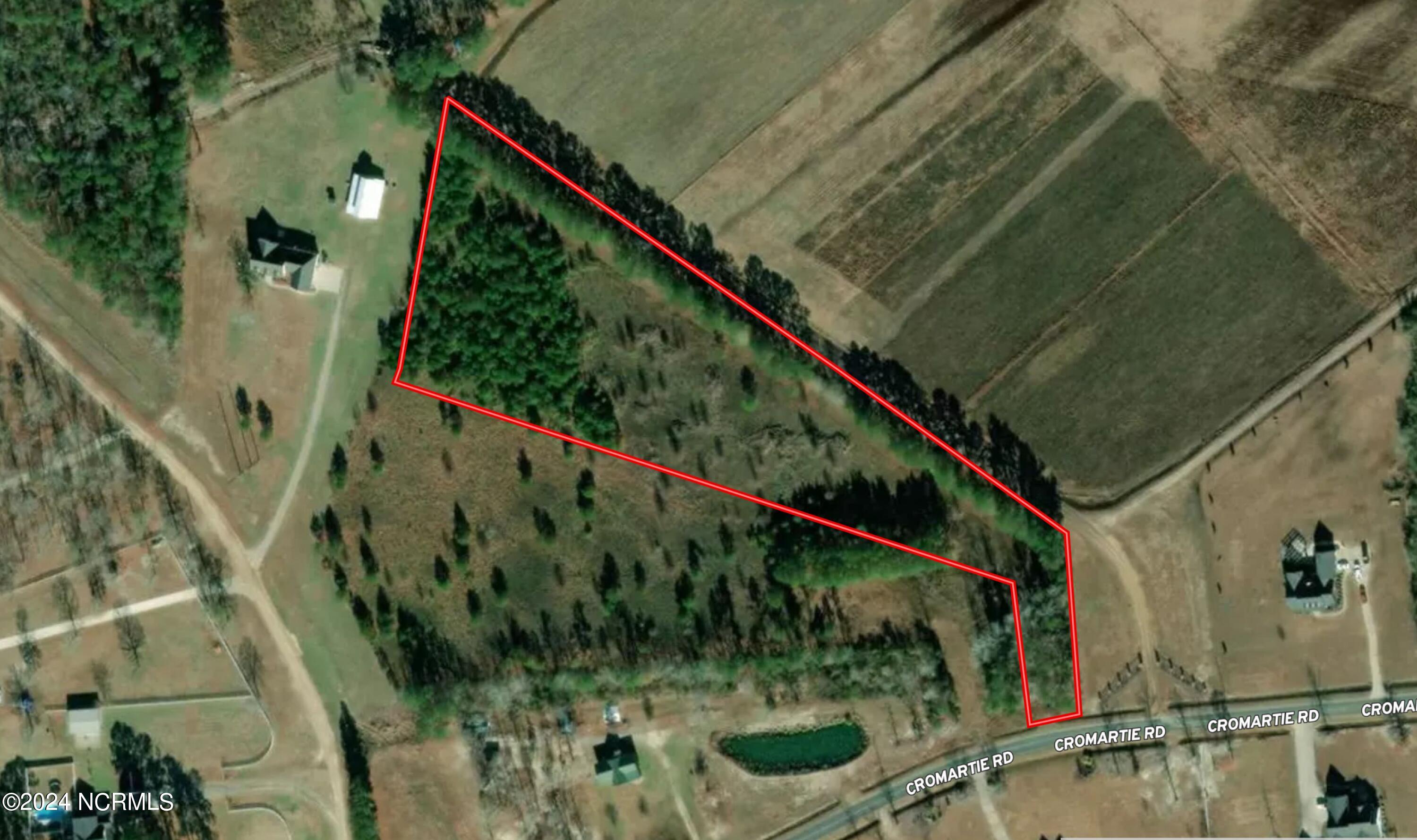 Tbd Cromartie Road Elizabethtown, NC 28337 - Photo 20 of 20 Aerial View With Approx Boundaries