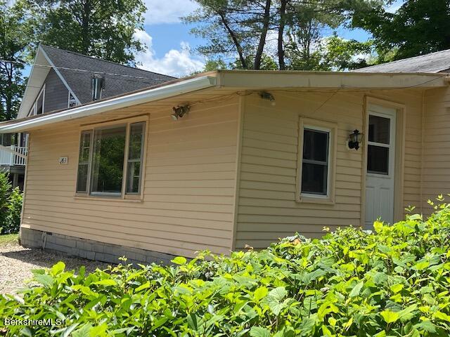 263 Shore Road Richmond, MA 01201 - Photo 5 of 21 a view of a backyard with potted plants
