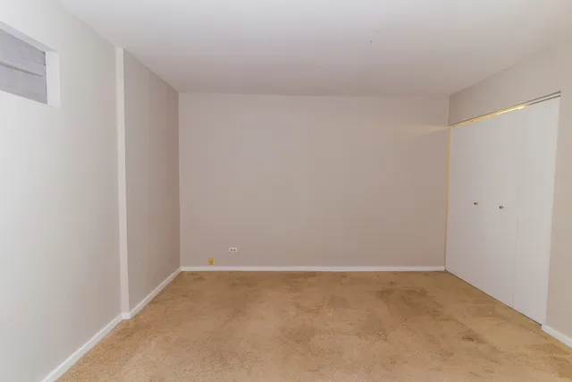 a close view of closet