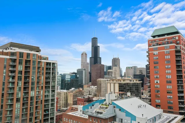 a front view of a building