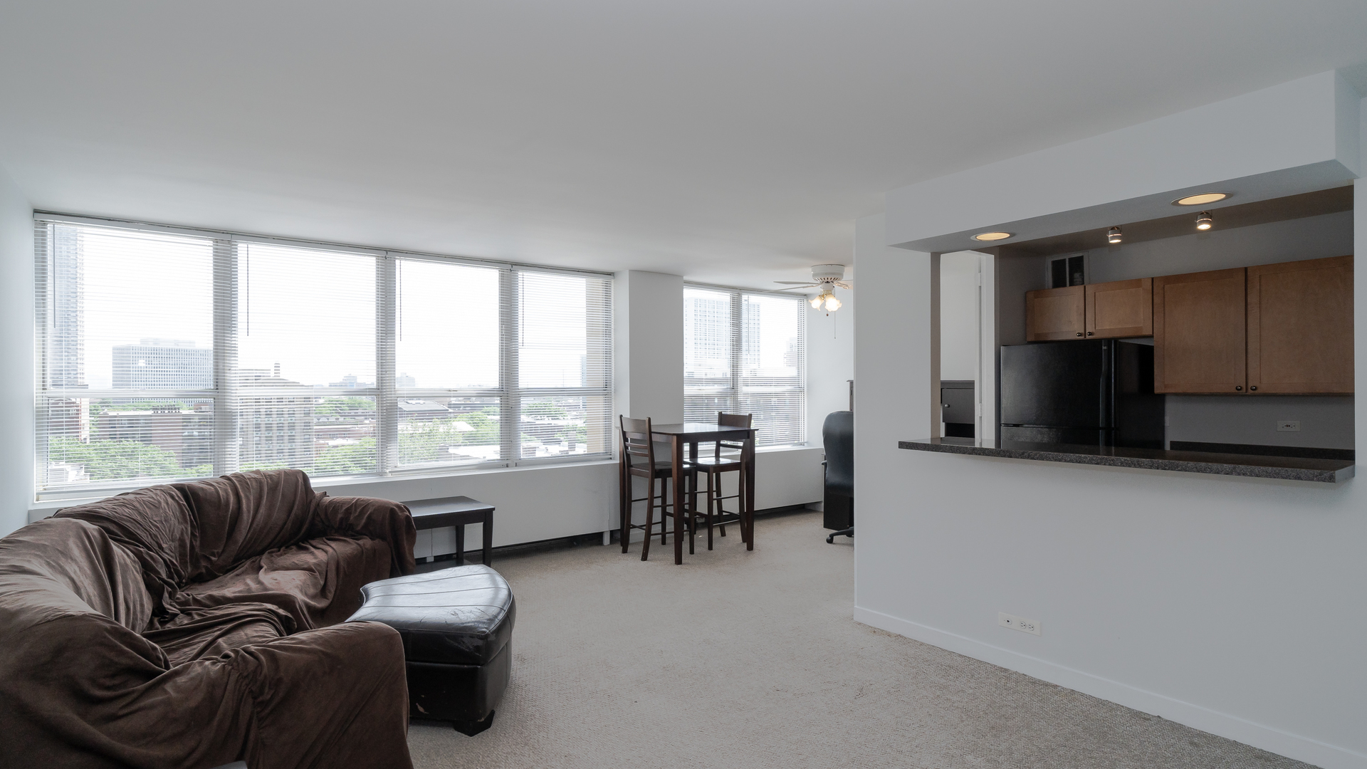 655 West Irving Park Road, Unit 803 Chicago, IL 60613 - Photo 2 of 25 a living room with furniture and a large window