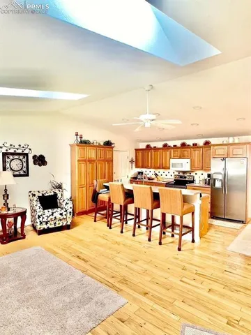 a outdoor space with furniture