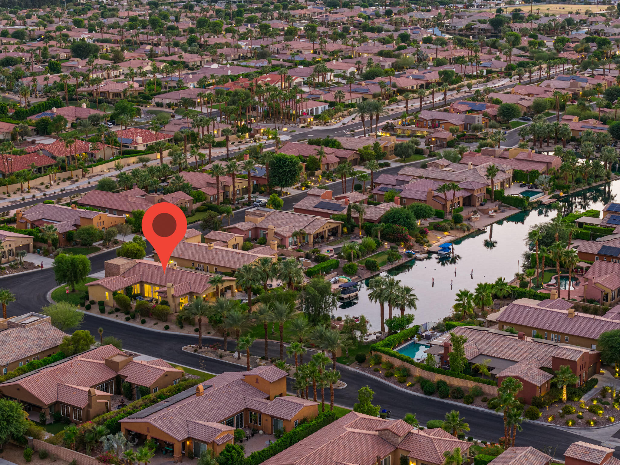 14 Via Santo Tomas Drive Rancho Mirage, CA 92270 - Photo 12 of 61 an aerial view of a city