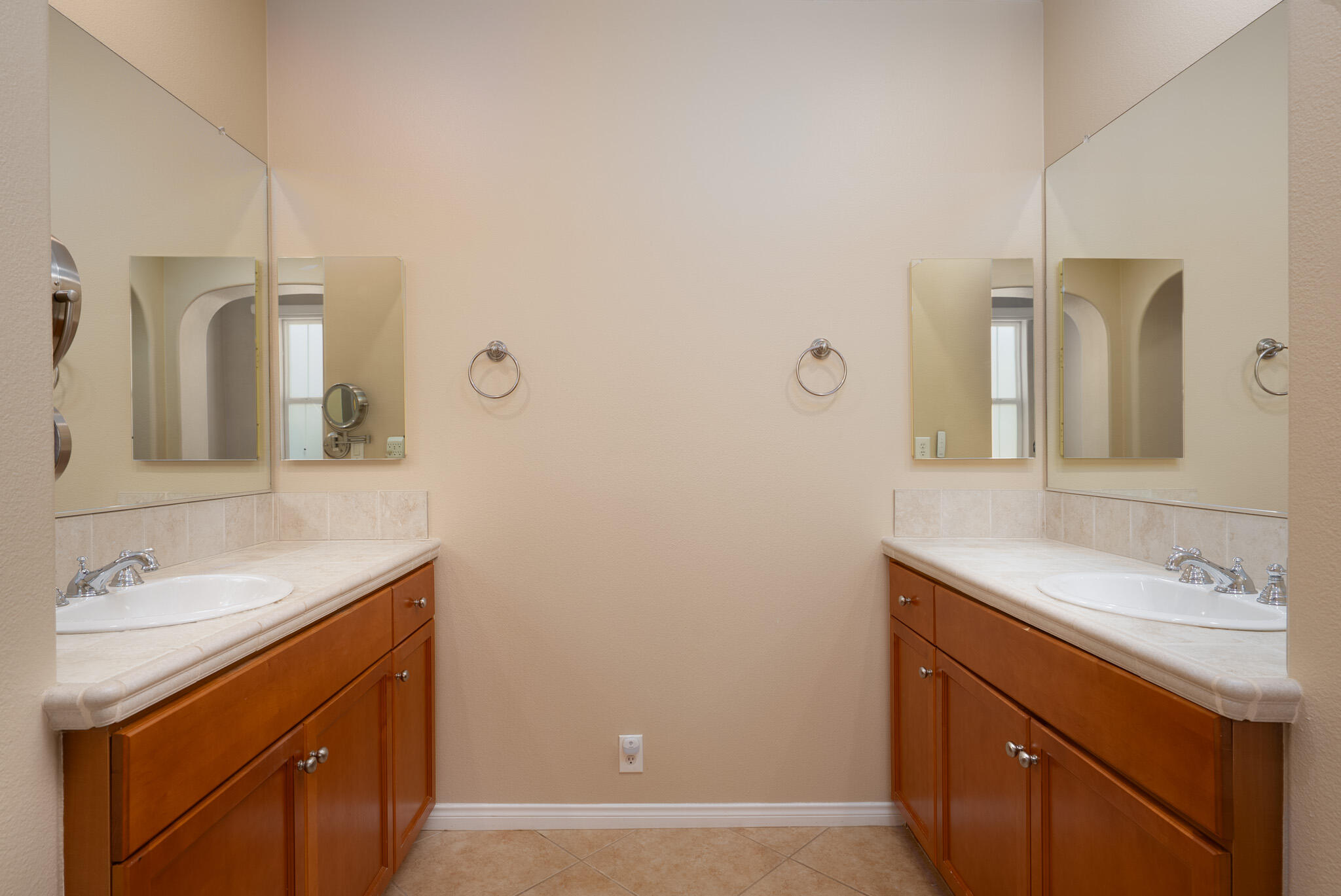 14 Via Santo Tomas Drive Rancho Mirage, CA 92270 - Photo 34 of 61 a bathroom with a sink and a mirror