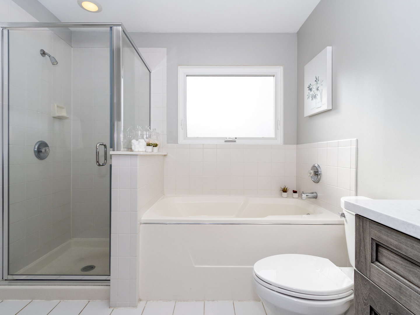 1195 Amaranth Drive Naperville, IL 60564 - Photo 24 of 48 a bathroom with a toilet a sink and shower