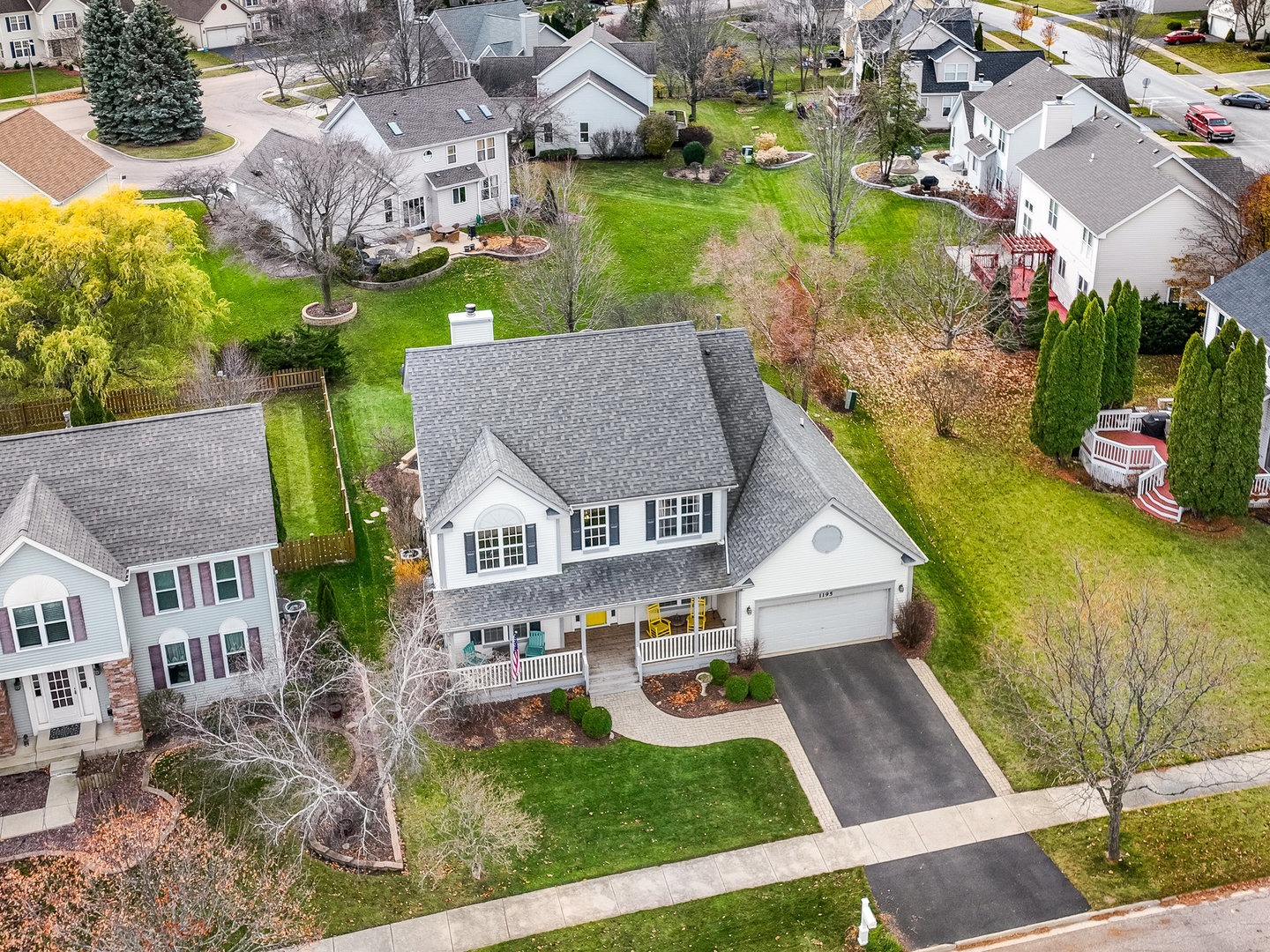 1195 Amaranth Drive Naperville, IL 60564 - Photo 3 of 48 a aerial view of a house
