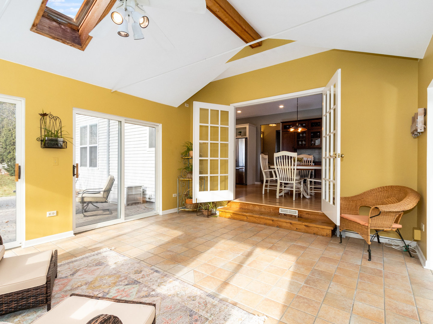1195 Amaranth Drive Naperville, IL 60564 - Photo 33 of 48 a view of a bedroom with furniture and large windows