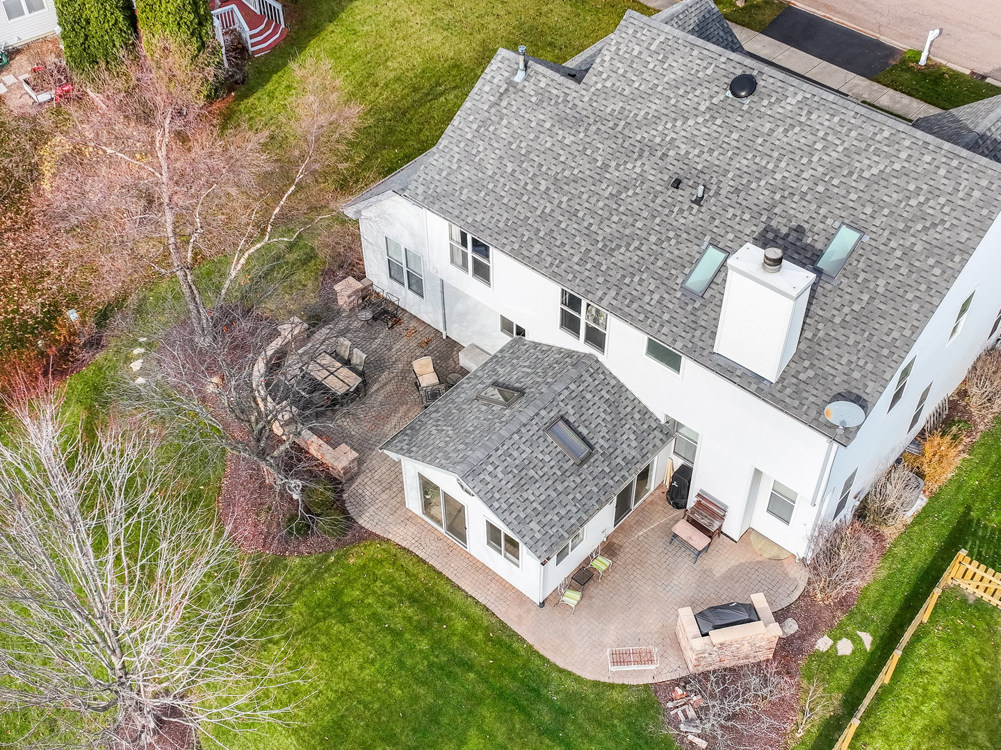 1195 Amaranth Drive Naperville, IL 60564 - Photo 34 of 48 an aerial view of a house with a yard