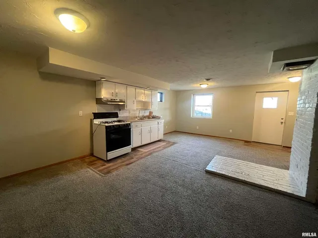a view of kitchen and window