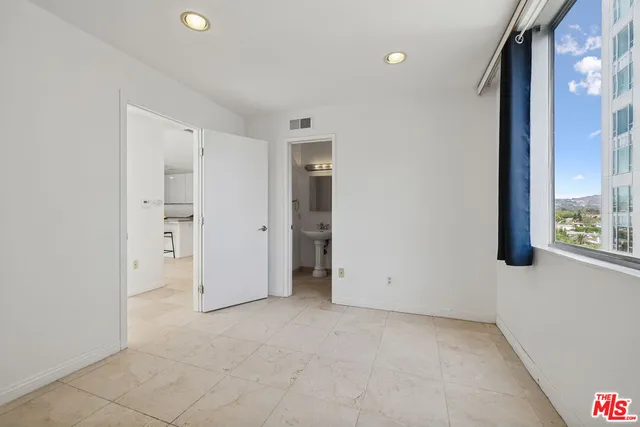 a view of a city from a balcony