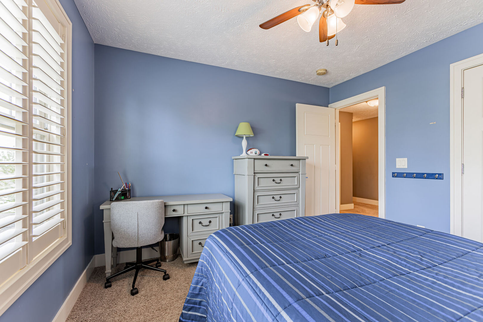 5 Fletcher Court Savoy, IL 61874 - Photo 32 of 48 a bedroom with a bed and a window