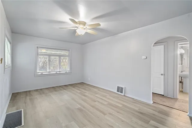 wooden floor in an empty room