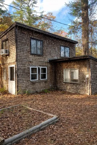 a backyard of a house