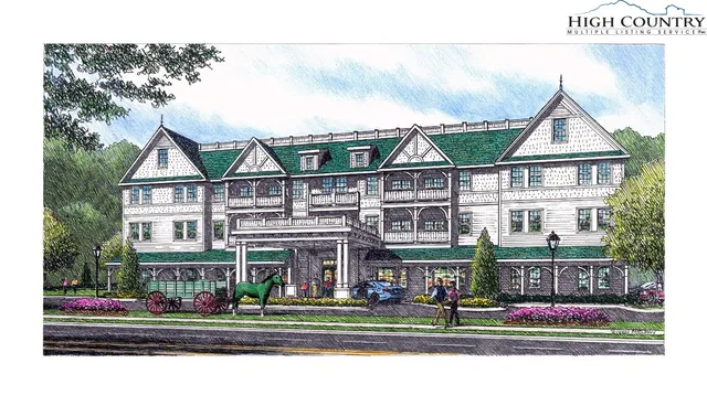 a front view of residential houses and street