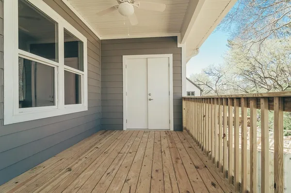 a view of a backyard of a house