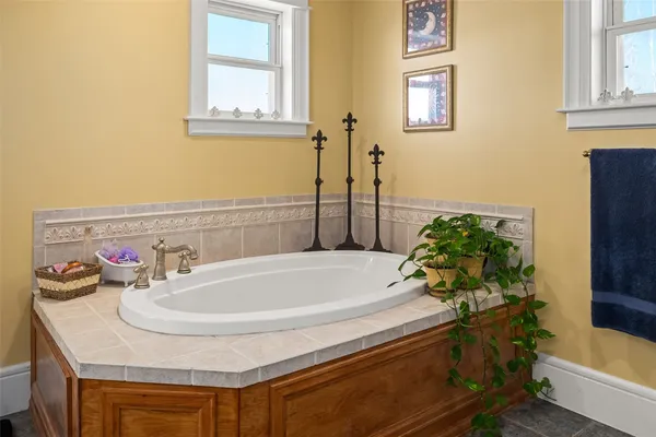 a bathroom with a sink and a bathtub