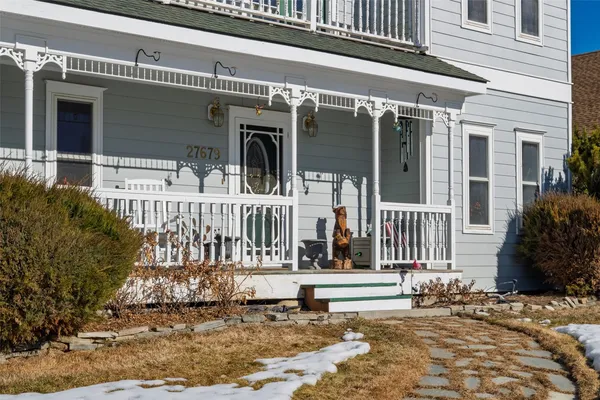 a view of a house with a window