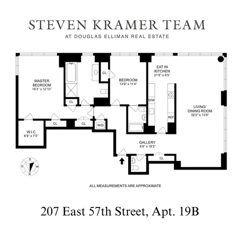 $2,695,000 | 207 East 57th Street, Unit 19B | Midtown East