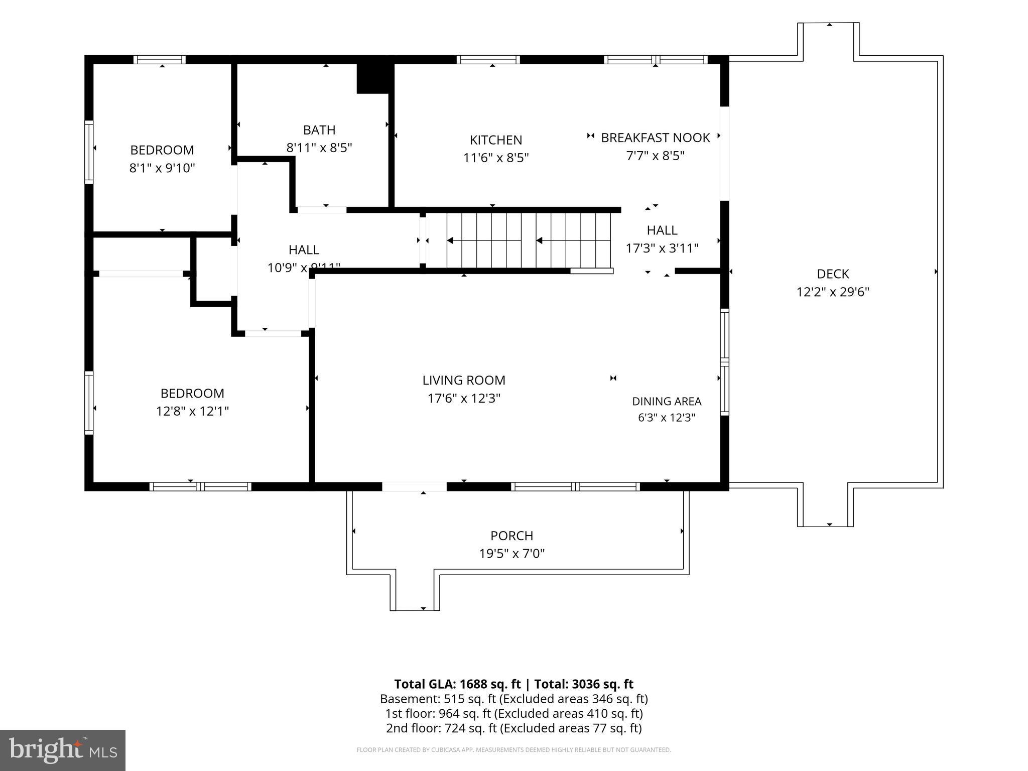 758 210th Street Pasadena, MD 21122 - Photo 51 of 53 Main Level Floor Plan