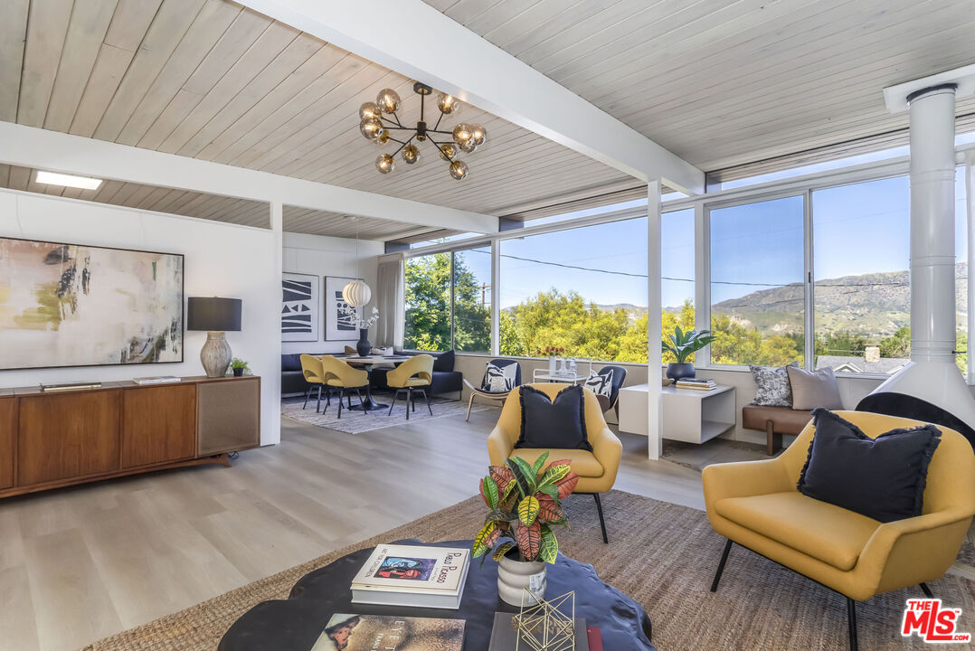 8554 Day Street Sunland, CA 91040 - Photo 5 of 34 a living room with furniture and a large window