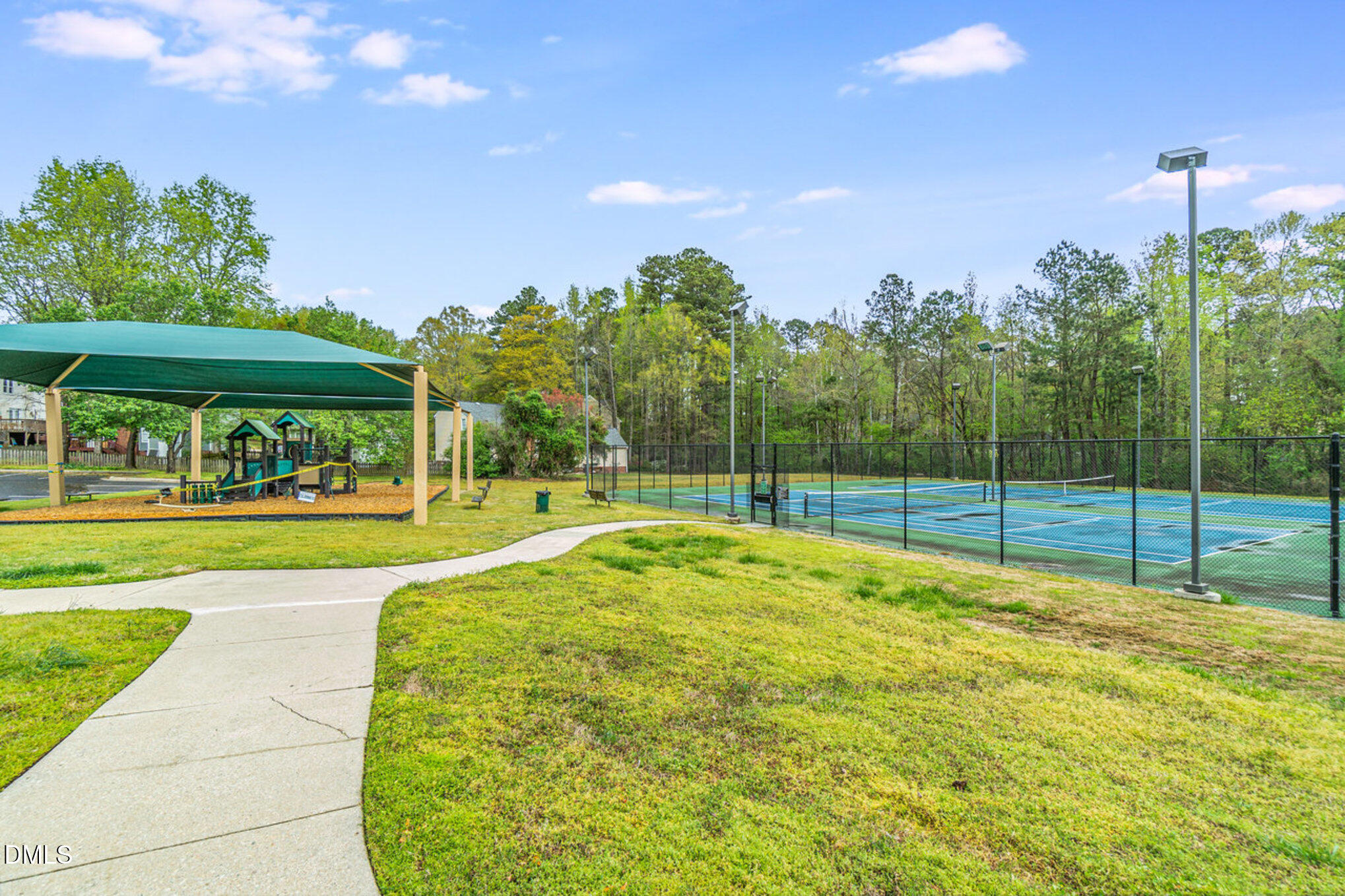2215 Turtle Point Drive Raleigh, NC 27604 - Photo 22 of 25 a view of swimming pool with outdoor seating and yard in back