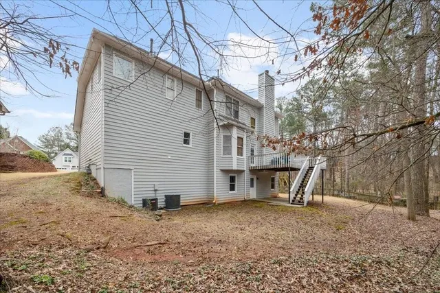 a view of outdoor space with trees