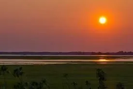 a view of city and ocean