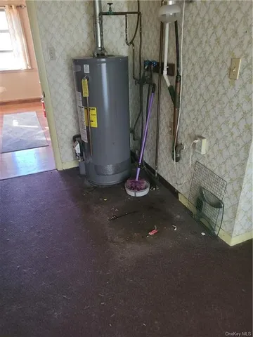 a living room with furniture and windows