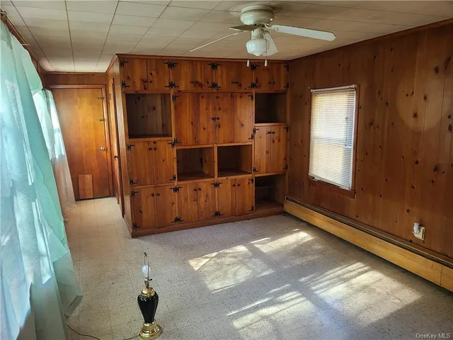 a room with storage and utility