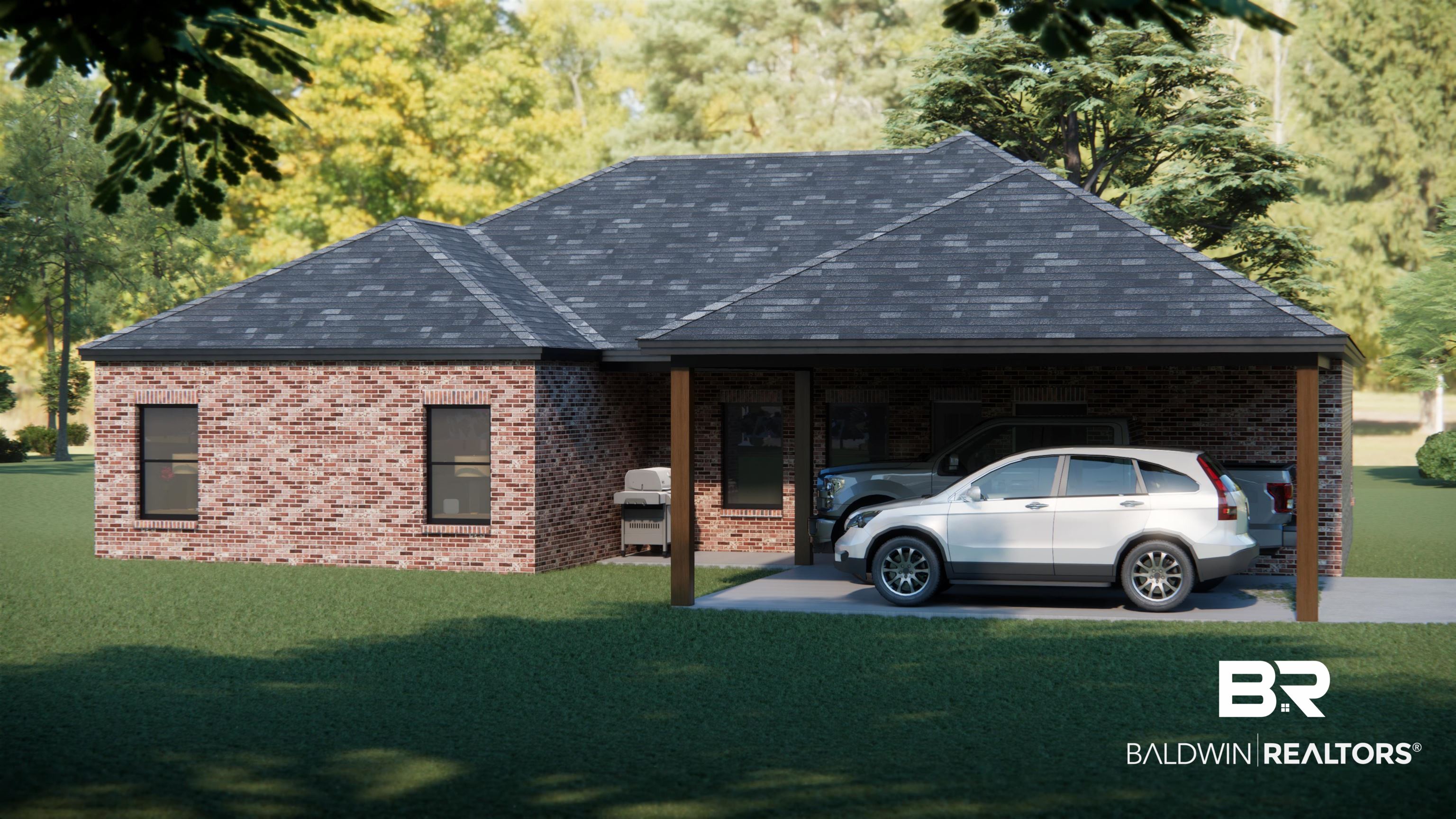 5561 McCrary Road Semmes, AL 36575 - Photo 3 of 11 View of car parking with an attached carport