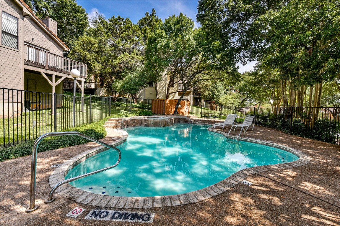 3509 Fawn Trail Austin, TX 78746 - Photo 25 of 30 a view of a backyard with sitting area