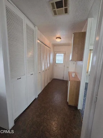 a view of entryway and window