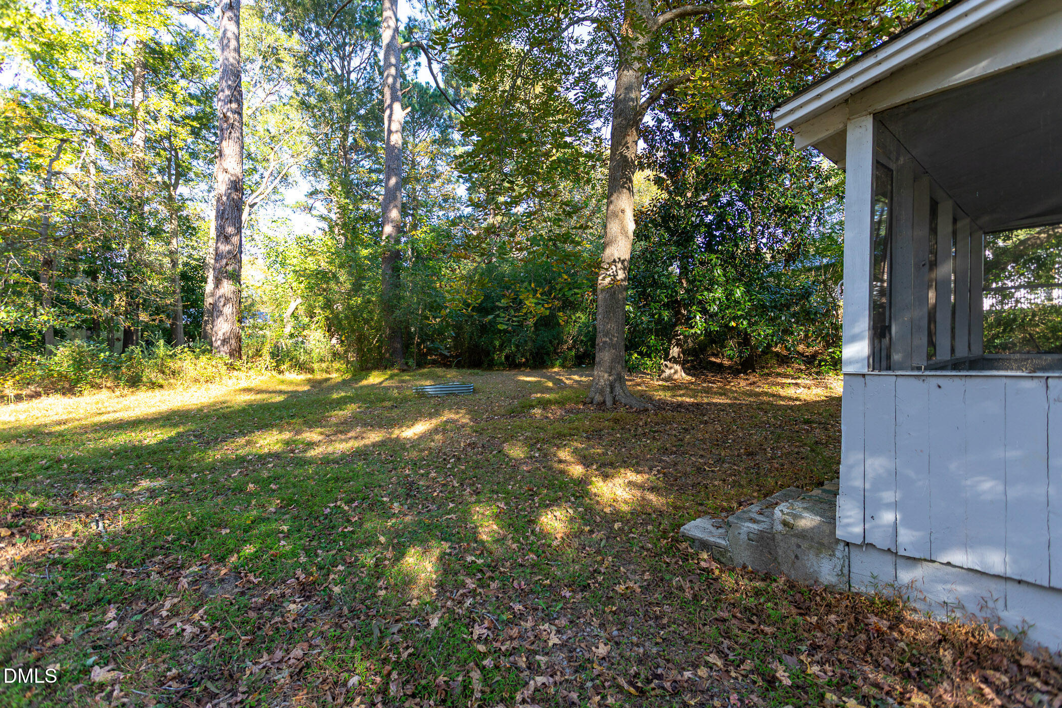 10222 South Chestnut Street Middlesex, NC 27557 - Photo 17 of 21 Backyard Surrounded by Trees