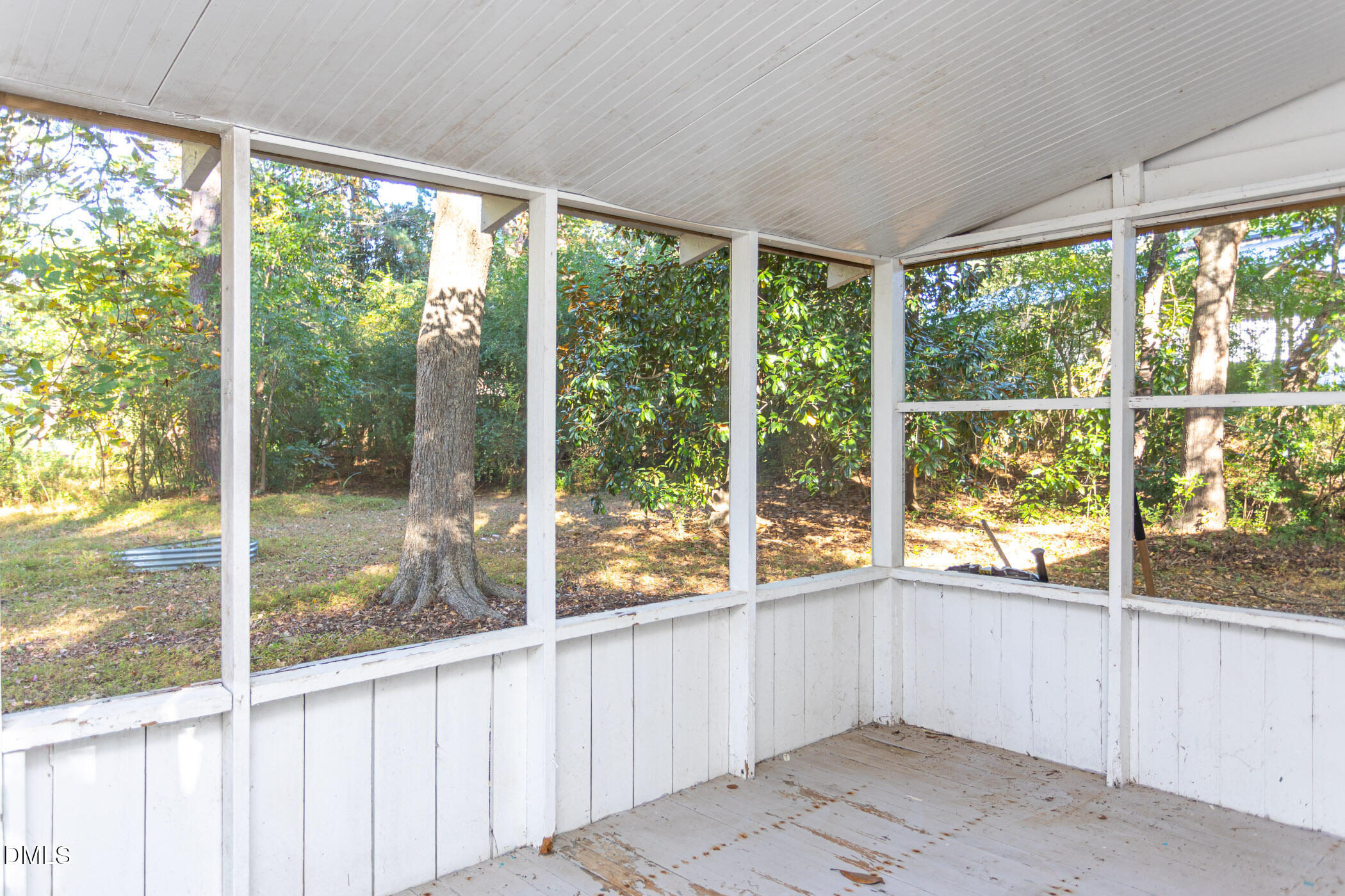 10222 South Chestnut Street Middlesex, NC 27557 - Photo 5 of 21 Screened Porch Surrounded by Nature
